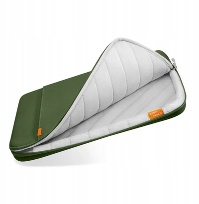 Çantë laptopi Tech-Protect Defender 13-14", poliester, xhep aksesorësh, e gjelbër