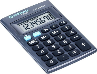 Kalkulator Donau Tech K-DT2086-01, i zi