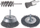 Set furça teli Wolfcraft, 4 copë