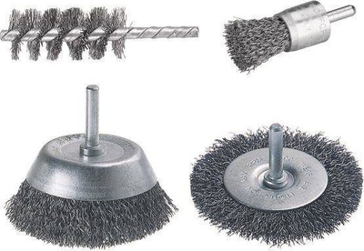 Set furça teli Wolfcraft, 4 copë