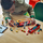 Lodër ndërtimi LEGO City 60407, autobus i kuq dykatësh, 5 minifigura, i kuq