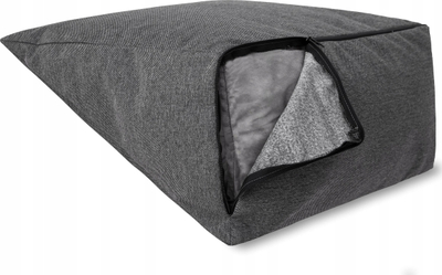 Jastëk klin Hobbygarden Wedge Pillow, ortopedik, ngjyrë grafit