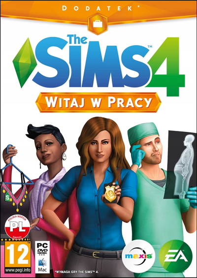 Компјутерска игра EA The Sims 4 Get to Work, DLC проширување, дигитален код