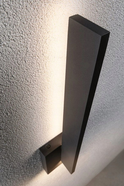 Aplice murale për jashtë Paulmann Levka LED, 49 cm, IP44, antracit
