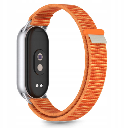 Rrip ore Tech-Protect Nylon Pro për Xiaomi Smart Band 8 9 10 NFC, 100% najlon, përmasa universale, portokalli gri