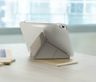 Këllëf tablet Uniq Camden Click, për iPad Air 11" 2024 dhe 10.9" 2022, gri