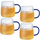 Set gotash qelqi MG Home SZKLANKI, 4x350ml, me dorezë, blu