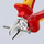 Darë prerëse anësore Knipex 70 06 140, 140mm, të izoluara, të kuqe