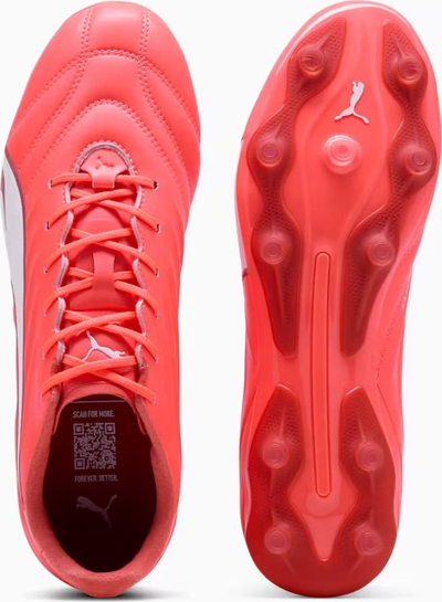 Këpucë futbolli Puma King Pro FG AG, për meshkuj, lëkurë, të zeza