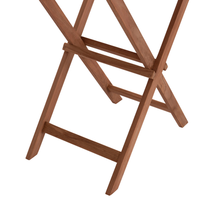 Tavolinë shërbimi BARNABY HM4580, bazë palosëse, dru teak, natyrale