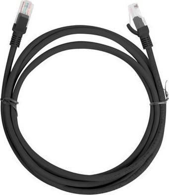 Kabllo rrjeti Lanberg Patchcord Cat.5e UTP, 2m, e zezë