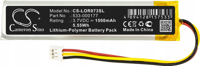 Bateri zëvendësuese Logitech MX Keys YR0073, 1500mAh, për tastierë wireless