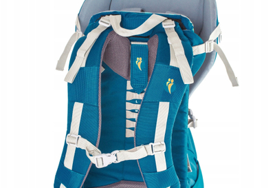 Носач за деца за одење LittleLife Adventurer S2, алуминиумска рамка, прилагодливи ремени, сина