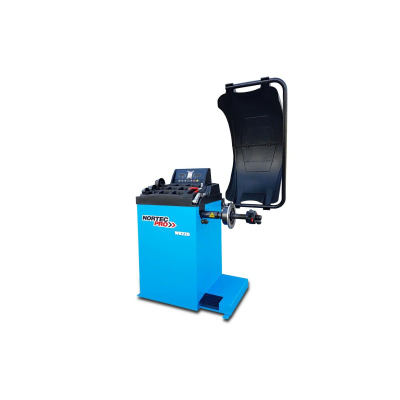 Set makine per ndrrim gomash edhe balansues NORTEC MO320 WB220L, profesional, per makina edhe furgona, blu