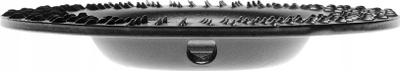 Disk rrafshues Tarpol Recessed Rasp A T 52, 115mm, për mulli këndi, i zi