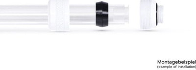 Lidhëse ujëftohëse Alphacool Eiszapfen PRO G1/4, për tuba 16mm, set 6 copë, të bardha