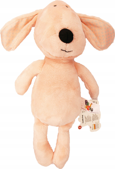 Lodër pelushi Balibazoo Little Dog Tulimy, 28 cm, roz rozë