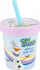 Gotë Frozen Elsa me kapak edhe pipëz, 560ml, rozë