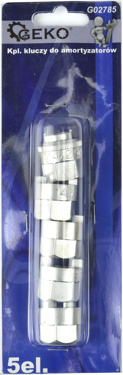 Сет клучеви за амортизери Geko G02785, 5 парчиња, за VW Audi Mercedes