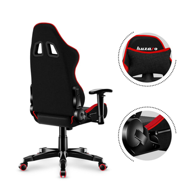 Karrige lojërash për fëmijë Huzaro Ranger 6.0 Red Mesh, e kuqe
