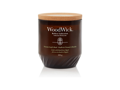 Qiri aromatik WoodWick ReNew Tomato Leaf & Basil, 168 g