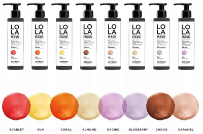 Maskë tonifikuese për flokë Artego Lola Caramel, 200 ml