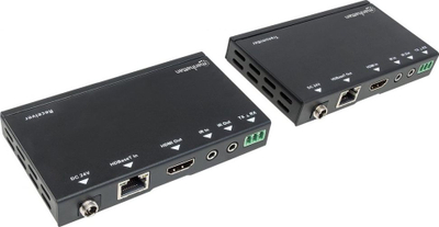 Set extender HDMI Manhattan 4K HDBaseT, mbi Ethernet, 40 m 4K, 70 m 1080p