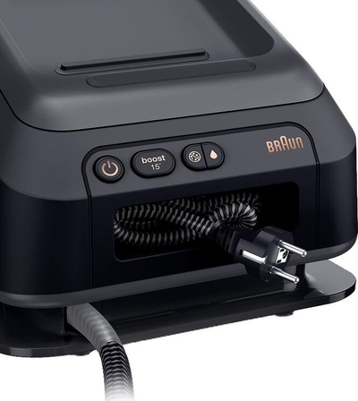 Stacion avulli Braun CareStyle 7 Pro IS7286BK, rezervuar i madh uji, i zi