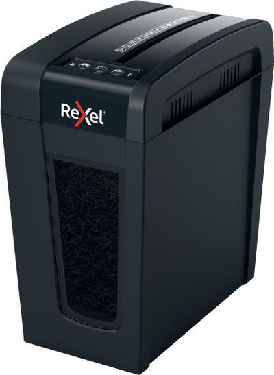 Shredder dokumentesh Rexel Secure X8 SL, P 4, 8 fletë, 14L, i zi