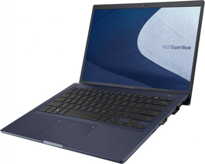 Laptop Asus ExpertBook B1 B1400, 14 ", Full HD, Intel Core i3, 8 GB RAM, 256 GB SSD, Windows 10 Pro, i kaltër i errët