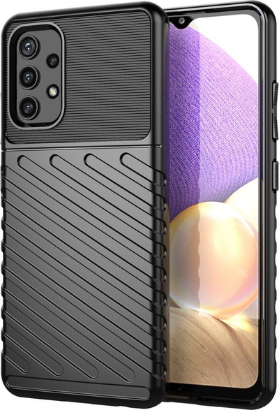 Mbulesë telefoni Hurtel Thunder Case Samsung Galaxy A72 4G, TPU, që s’e ha kollaj goditja, e zezë