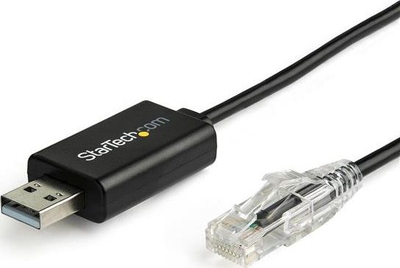 Kabllo StarTech, USB-A - RJ-45, 1.8 m, e zezë