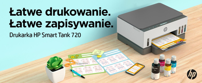 Printer multifunksional HP Smart Tank 720 AIO, termike, i zi