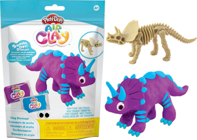 Set plasteline Play Doh Air Clay Dino Pack, thahet në ajër, për kalamaj 4+
