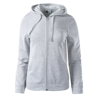 Bluzë me kapuç Martes Lady Sulli Sweatshirt W, pambuk poliester, me zinxhir, gri