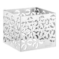 Bazë bufeti Rosseto Iris Large, çelik inox, katrore, argjendi