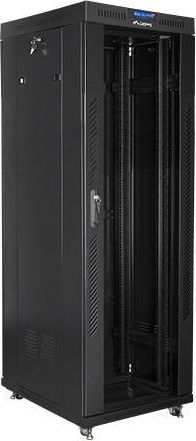 Kabinet rrjeti Lanberg Standing Cabinet 19" FF01-6837-12BL, 37U, mban deri 800 kg, i zi