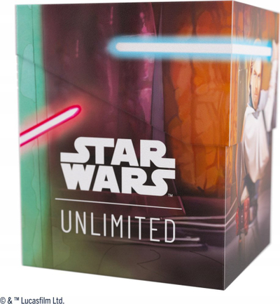Kuti letra Gamegenic Star Wars Unlimited Obi-Wan Kenobi Darth Maul, Soft Crate, shumëngjyrëshe