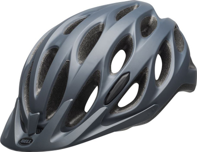 Kaskë biçiklete Bell Tracker, In-Mold, rregullim 54-61cm, argjendt metalik