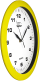 Orë muri Bentime H01-SW8047Y, e verdhë