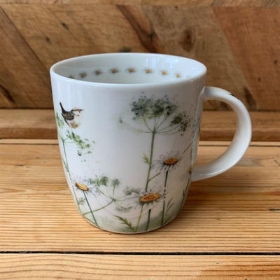 Filxhan Clovin M73 Wren Mug, 400 ml, i bardhë me vizatime