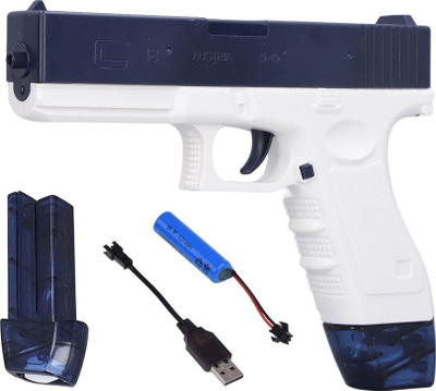 Pistoletë elektrike me ujë Glock ZA4965, bateri me karikim USB, lodër për fëmijë