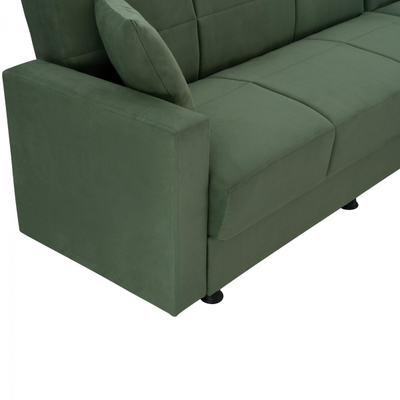Divan-Shtrat me 2 magazinime HM3135.13, gjelbër