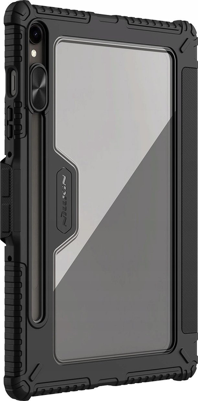 Etui tablet Nillkin Bumper Pro për Samsung Galaxy Tab S9, kapak mbrojtës me bazë, i zi