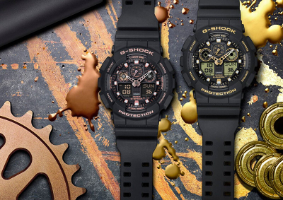 Orë për meshkuj Casio G-SHOCK GA-100GBX-1A9ER, e zezë