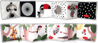 Libër interaktiv Tiny Love Boho Chic Double-Sided, për foshnje, shumëngjyrësh