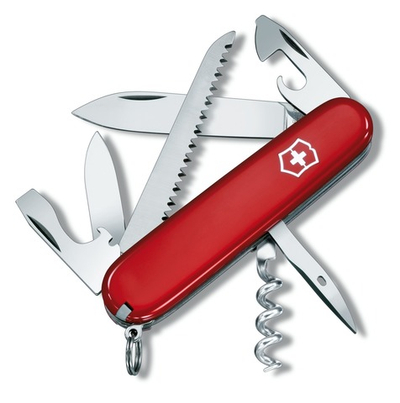 Thikë xhepi Victorinox "Kamper", ngjyrë e kuqe