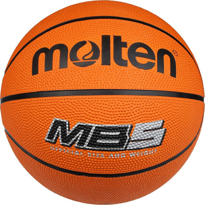 Top basketbolli Molten MB5, madhësia 5, gome, portokalli