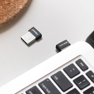 Bluetooth USB адаптер MA530 Nano, Bluetooth 5.3, за PC и лаптоп, црн