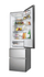 Frigorifer kombi Haier HTW5620DNMG, 414L, No Frost, inox